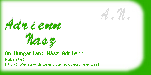 adrienn nasz business card