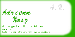 adrienn nasz business card